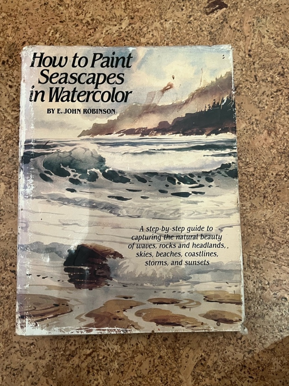 Vintage How to Paint Seascapes in Watercolor book